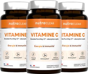 Vitamine C Pureway-c® - Cure 3 Mois - Nutraclear -  Pack Santé Mp