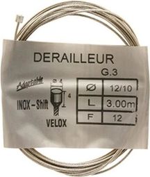 cable de derailleur inox pour shimano 3.00m (boite de 25 cables)