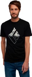 T-Shirt Technique Black Diamond Mountain Logo Noir