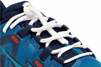 Lacets Elastiques Trail Confort Optimal en Silicone  - blanc