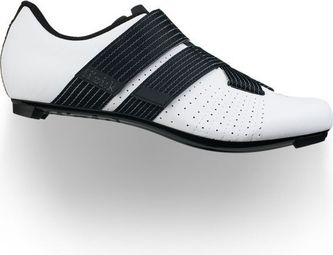 Fizik Tempo Powerstrap R5 Straßenschuhe Weiß / Schwarz