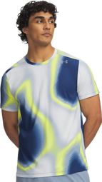 Maglietta da corsa Under Armour Velociti Pro blu/gialla da uomo