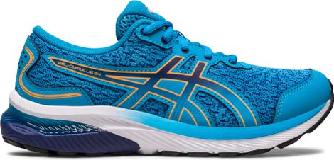 Asics Gel Cumulus 24 GS Scarpe da corsa Blu Bambino