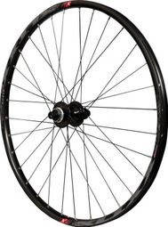 ROUE 275  VTT ARRIERE JANTE ALU KLIXX TUBELESS READY NOIRE FREIN DISQUE CENTERLOCK MOYEU SHIMANO MT510 TX12 142mm CASSETTE Micro Spline 12V (584X23)