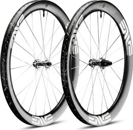 Enve G SES 4.5 Pro Disc 700mm Wheel Set | 12x100 - 12x142 mm | Centerlock | Black/White
