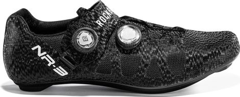 Chaussures de route à double molette ROCKBROS noire