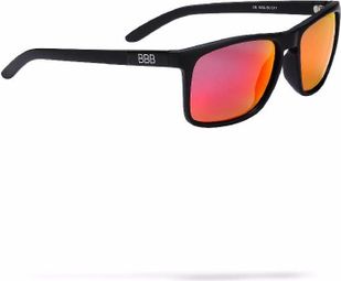 BBB Town Polarized Glasses Mat Zwart/Rood