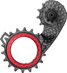 AbsoluteBlack Hollowcage Screed for Shimano Ultegra 8150 12 S Red