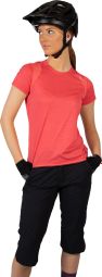 Pantalones cortos 3/4 con piel Endura Hummvee Negro Mujer