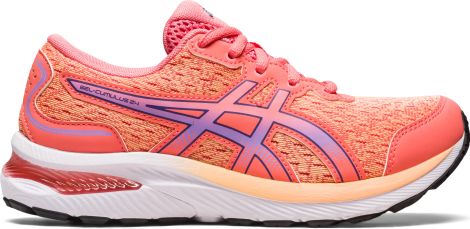 Asics Gel Cumulus 24 GS Running Shoes Coral Child