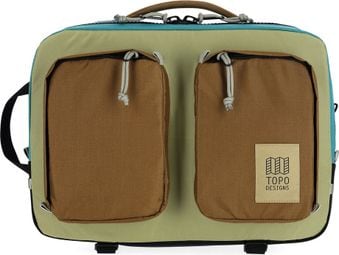 Topo Designs Rucksack Global Briefcase 14L Khaki/Blau