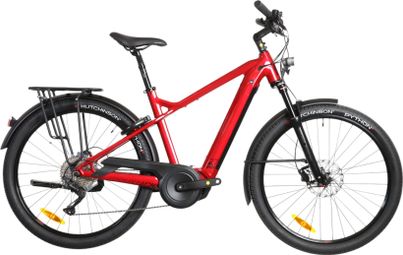 Vélo de ville électrique Moustache Samedi 27 Xroad 5 Rouge 2022 | T.M 166-183cm | Produit Reconditionné