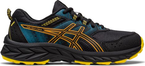 Asics Pre Venture 9 GS Trailrunningschuhe Schwarz Gelb Kinder