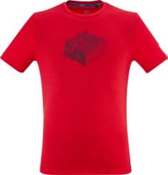 T-shirt Millet Kamet Map Rouge Homme