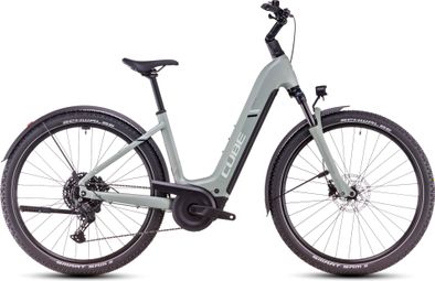 Cube Nuride Hybrid Pro 800 Allroad Easy Entry Electric Hybrid Bike Shimano Cues 10S 800 Wh 29'' Pistachio Green 2025