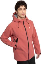 Veste randonnée hardshell homme Simien Rouge