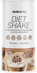 Diet Shake (720g) - Biotech Usa - Cookies Et Cream -  Substituts De Repas