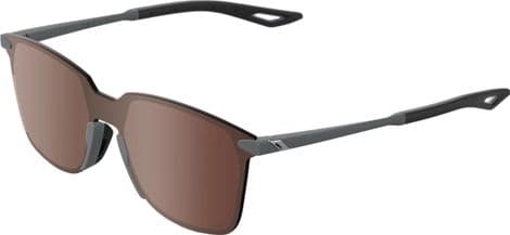 100% Legere Square Soft Tact Cool Grau Brille - HiPER Verspiegelte Linsen Crimson Silver