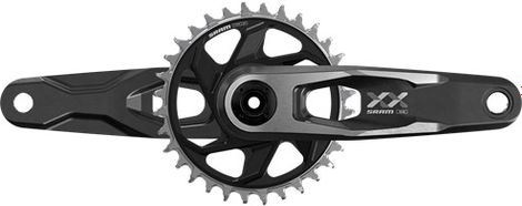 Pédalier Sram XX DH T-Type DUB DH 34 Dents 7V CL56.5 Noir (Sans Boitier)