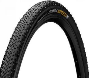 Pneu Continental terra speed 700x45c protection tubeless ready souple noir/transparent 45-622