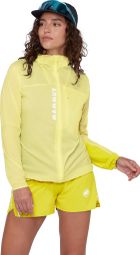 Mammut Aenergy WB Hooded Windjack Geel Dames