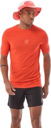 Compressport Trail Racing Kurzarm-Shirt für Herren, orange