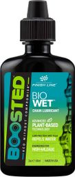 Finish Line Boosted Bio Wet kettingsmeermiddel voor natte omstandigheden, op plantaardige basis, 60 ml