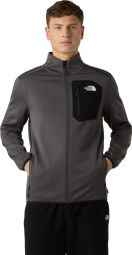 The North Face Crest heren grijs fleecejack
