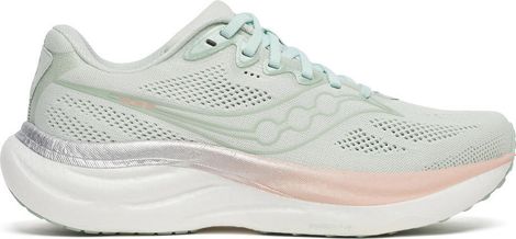 Chaussures Running Saucony Ride 19 Vert/Rose Femme