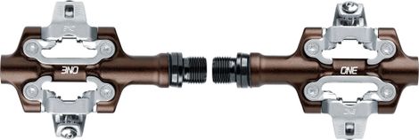Set OneUp XC Clip-in-pedalen in brons