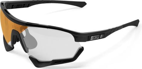 Scicon Sports Aerotech Regular Photochromic Lunettes De Soleil De Performance Sportive (Scnxx Bronze Photocromique/Luminosité Noire)