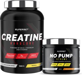 Programme Volume et Force - Créatine Hardcore Tropical - No Pump Xtreme Long Island Ice Tea