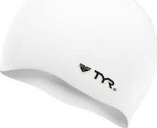 TYR Silicon Cap No Wrinkle Badekappe Weiß