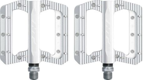 Paar platte pedalen HT Components ANS01 Zilver