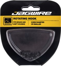 Crochets Rotatifs JAGWIRE Shift Standard + Durite de Frein Noir