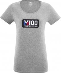 T-shirt Millet M100 Femme Gris