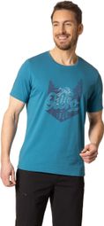 Odlo Nikko Logo Short Sleeve Jersey Blue