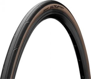 Pneu Continental ultra sport iii 700x28c pliable noir/marron