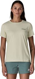 Patagonia Capilene Cool Daily Logo Women's Beige T-Shirt and Boardshorts