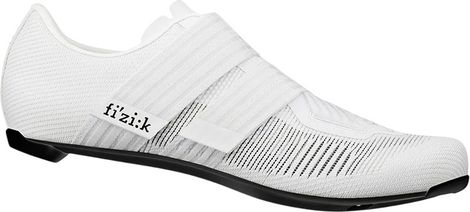 Zapatillas carretera Fizik Powerstrap Aerowave Carbon Blanco