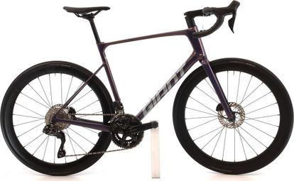Produit reconditionné · Giant Defy Advanced 0 Di2 12V · Violet / Vélo de route | Très bon état