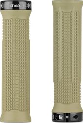 Pair of Fizik Racefeel Grips, 29 mm, Khaki/Black