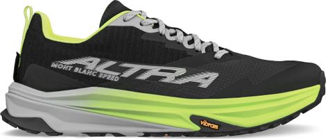 Altra Mont Blanc Speed Trailrunning-Schuhe Schwarz/Gelb Herren