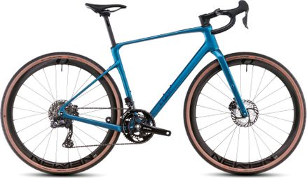 Vélo de Gravel Cube Nuroad C:62 Race Shimano GRX Di2 12V 700 mm Bleu Mineral Teal 2025