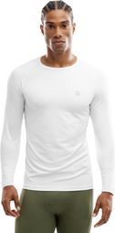 T-shirt fitness manches longues homme Air Blanc