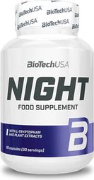 Night (60 Caps) - Biotech Usa -  Sommeil