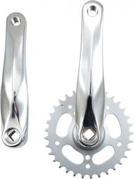 PEDALIER BMX/CITY/FREESTYLE/DIRT JUMP 33 DTS ALU ARGENT 170 MM