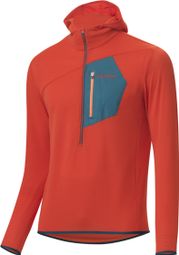 Loeffler shirt  Maillot à manches longues (M HZ et un chandail à Capuchon Aéro TechFleece - Orange