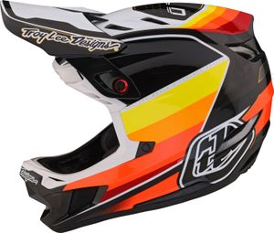 Troy Lee Designs D4 Carbon Mips Full Face Helm Zwart/Oranje