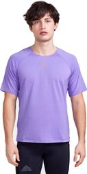 T-Shirt Running Craft Pro Trail Violet Homme